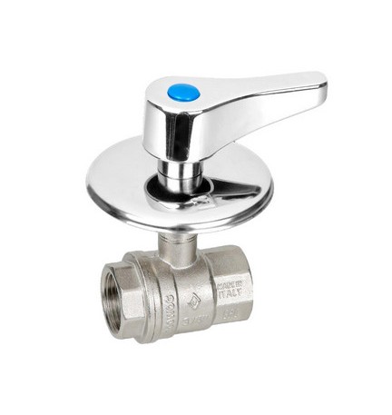 VALVOLA A SFERA AD INCASSO CON MANIGLIA 1/2'' DN 15 PN 64