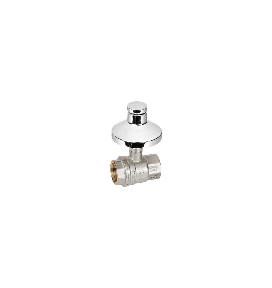 VALVOLA A SFERA AD INCASSO CON CAPPUCCIO 1/2'' DN 15 PN 64