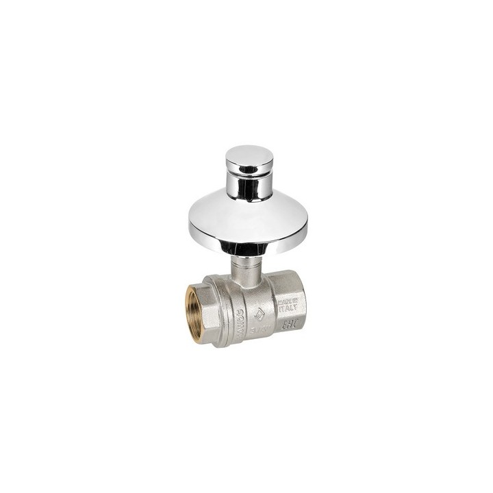 VALVOLA A SFERA AD INCASSO CON CAPPUCCIO 1/2'' DN 15 PN 64