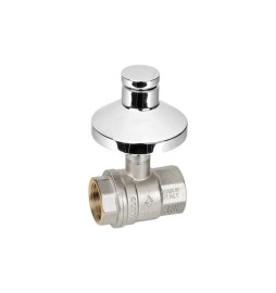 VALVOLA A SFERA AD INCASSO CON CAPPUCCIO 3/4'' DN 20 PN 40