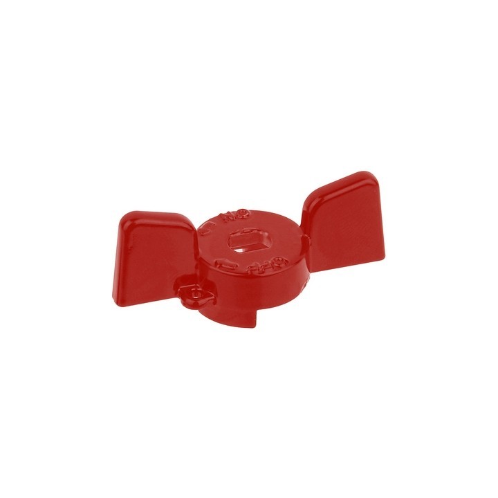 FARFALLA ALLUMINIO ROSSA PER VALVOLE E RUBINETTI BUGATTI 3/4"