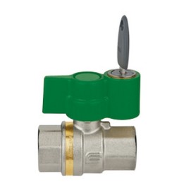 VALVOLA A SFERA GALAXY KEY CON SERRATURA A CHIAVE 1/2" DN 15 PN 63