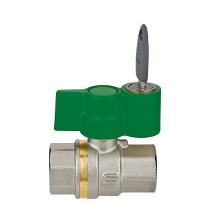 VALVOLA A SFERA GALAXY KEY CON SERRATURA A CHIAVE 1/2" DN 15 PN 63