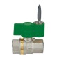 VALVOLA A SFERA GALAXY KEY CON SERRATURA A CHIAVE 1/2" DN 15 PN 63