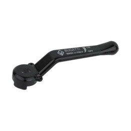 LEVA ALLUMINIO NERA PER VALVOLE E RUBINETTI BUGATTI 1/2"