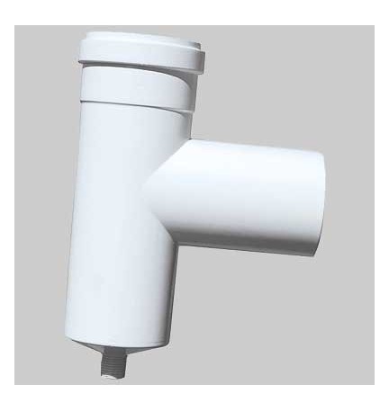 RACCORDO A TEE CON TAPPO RACCOGLI CONDENSA - Ø 80 FF