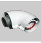 CURVA PER KIT COASSIALE A 90° - 60 - 100