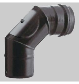 CURVA A 90° CON ISPEZIONE - Ø 80 mm