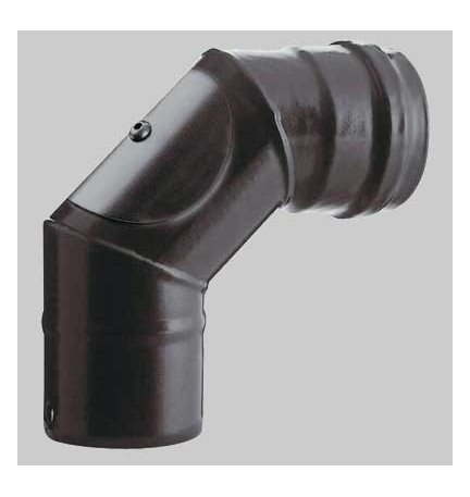 CURVA A 90° CON ISPEZIONE - Ø 80 mm