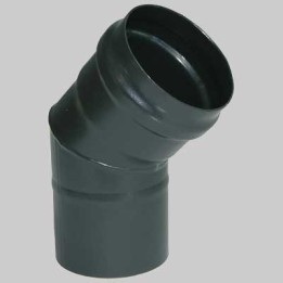 Curva 45° Nera - dm 80 ang. 45°