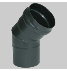 Curva 45° Nera - dm 80 ang. 45°