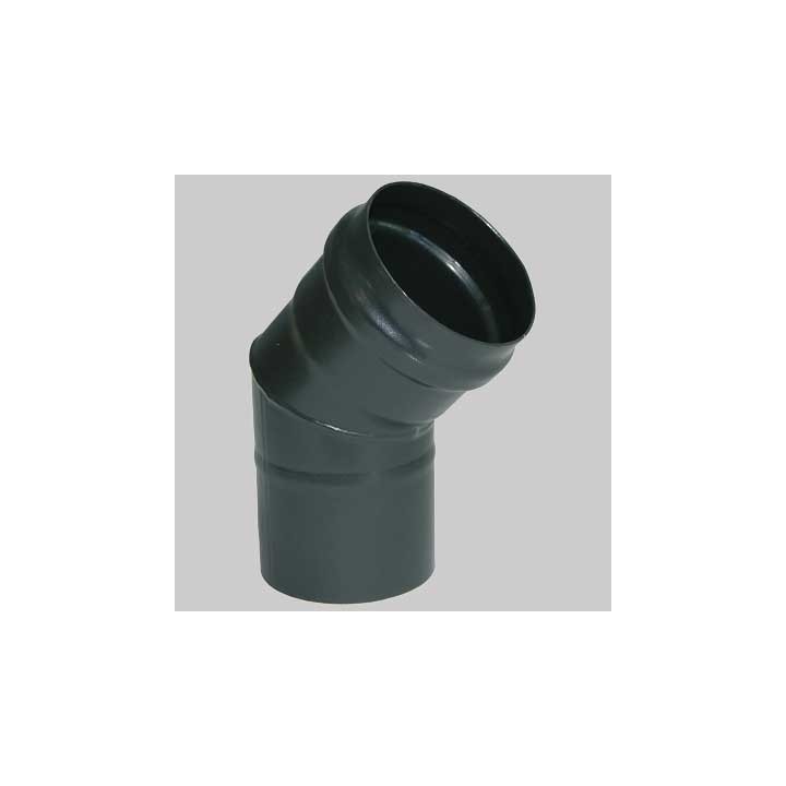 Curva 45° Nera - dm 80 ang. 45°