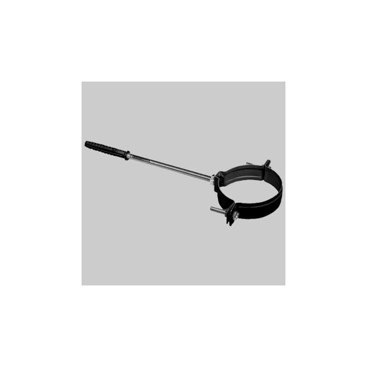 Collare reggitubo nero opaco - dm 80