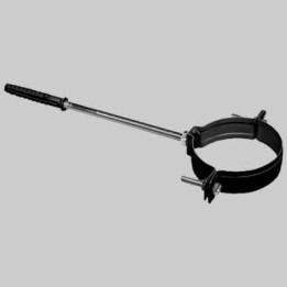 Collare reggitubo nero opaco - dm 100