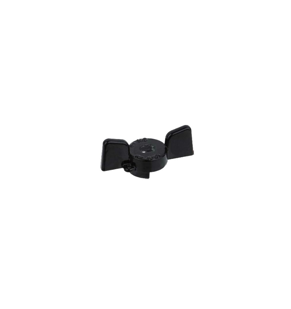 FARFALLA IN ALLUMINIO NERA PER VALVOLE E RUBINETTI BUGATTI 3/4" -F-BRICO