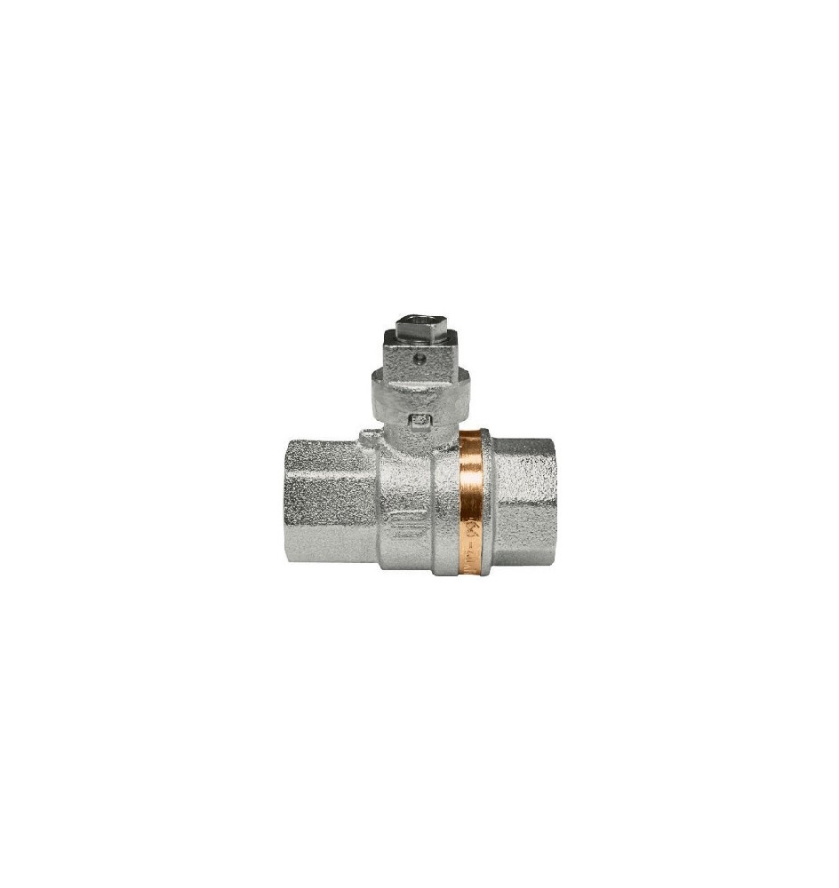 VALVOLA A SFERA GALAXY FF CON CAPPUCCIO PIOMBATURA 1/2" DN 15 PN 63