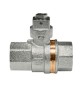 VALVOLA A SFERA GALAXY FF CON CAPPUCCIO PIOMBATURA 1/2" DN 15 PN 63