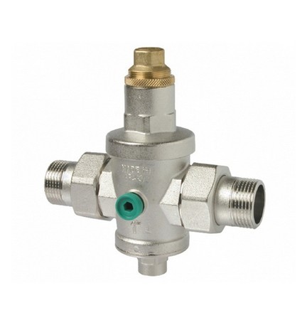 RIDUTTORE DI PRESSIONE CON SEDE INOX E BOCCHETTONI MM 3/4" DN 20