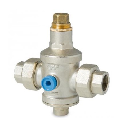 RIDUTTORE DI PRESSIONE CON SEDE INOX E BOCCHETTONI FF 1" DN 25