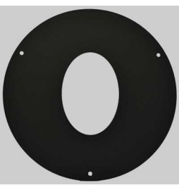 ROSONE COPRIMURO OVALE - Ø 80