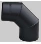 CURVA CHIUSA NERO OPACO - 90° Ø 150