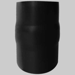 RACCORDO PER STUFE NERO OPACO MM - Ø 150