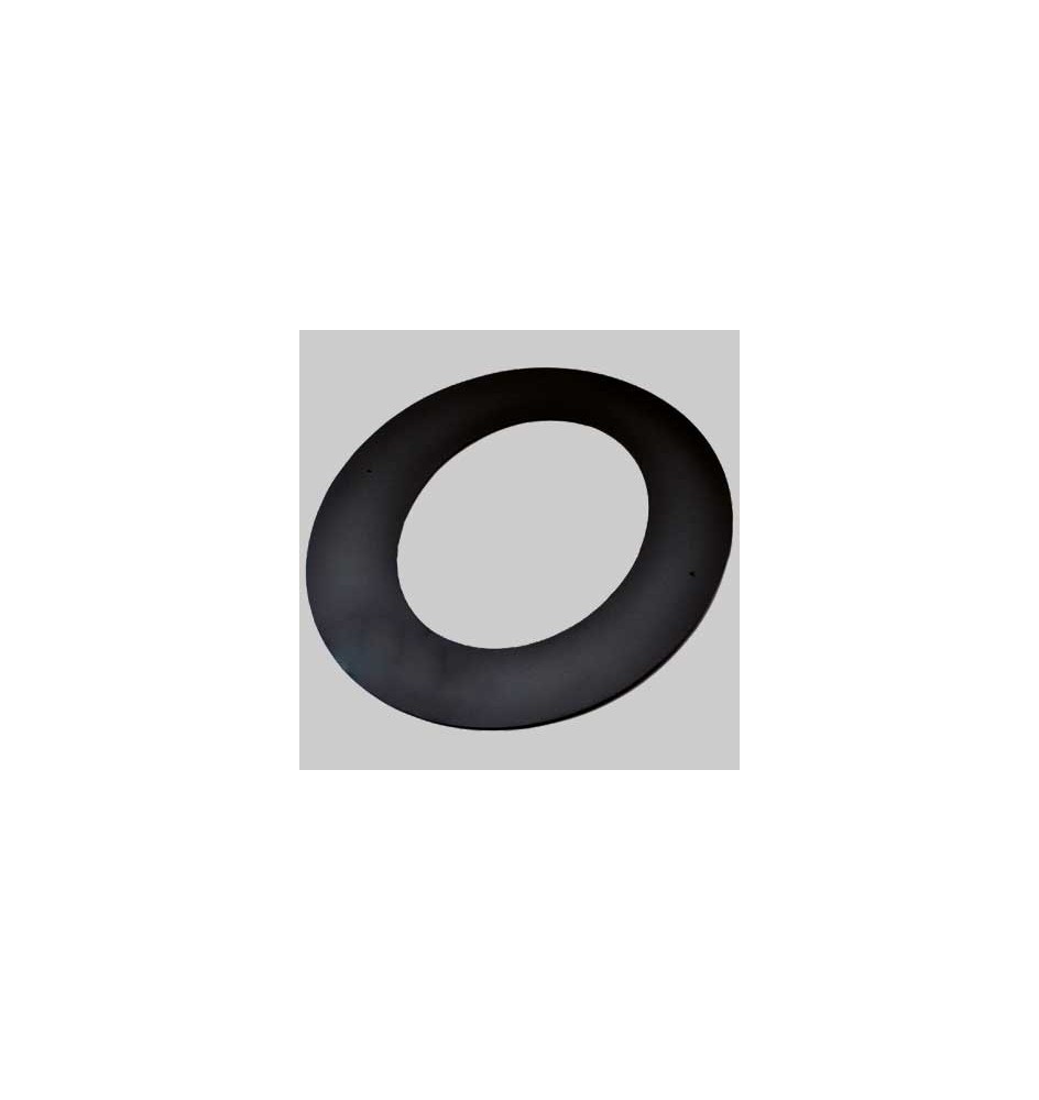 ROSONE A 45° NERO OPACO - Ø 150