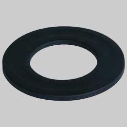ROSONE DI FINITURA NERO OPACO - Ø 130