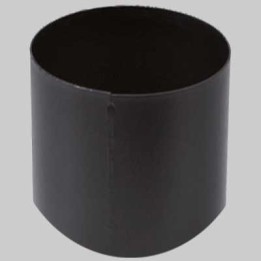 ROSONE DI FINITURA NERO OPACO - Ø 150
