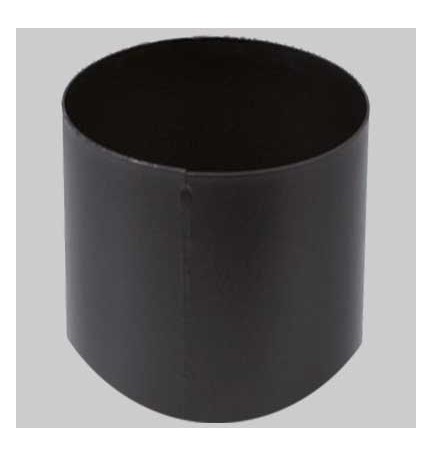 RACCORDO PER STUFE NERO OPACO FF - Ø 150