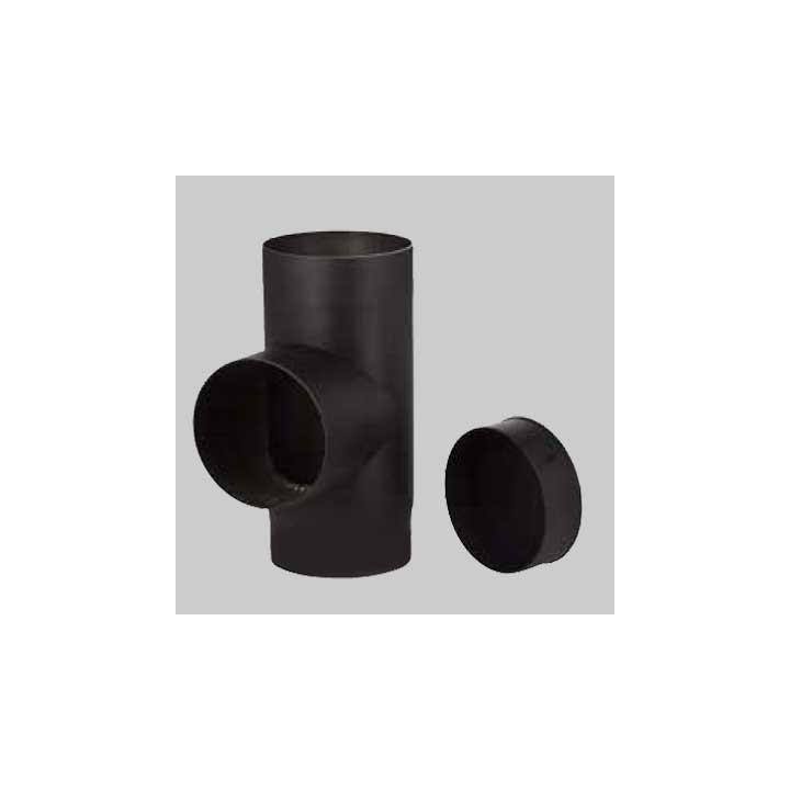 RACCORDO A T PER STUFE A LEGNA - Ø 120 mm