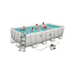 PISCINA POWER STEEL C/TELAIO E ACCES 549X274X122 56466