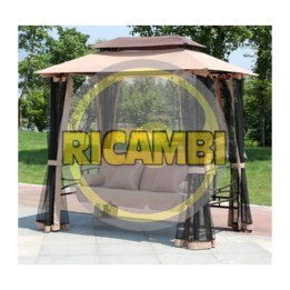 C SET TELI MOSCHIERA P/DONDOLO HAREM BEIGE SC