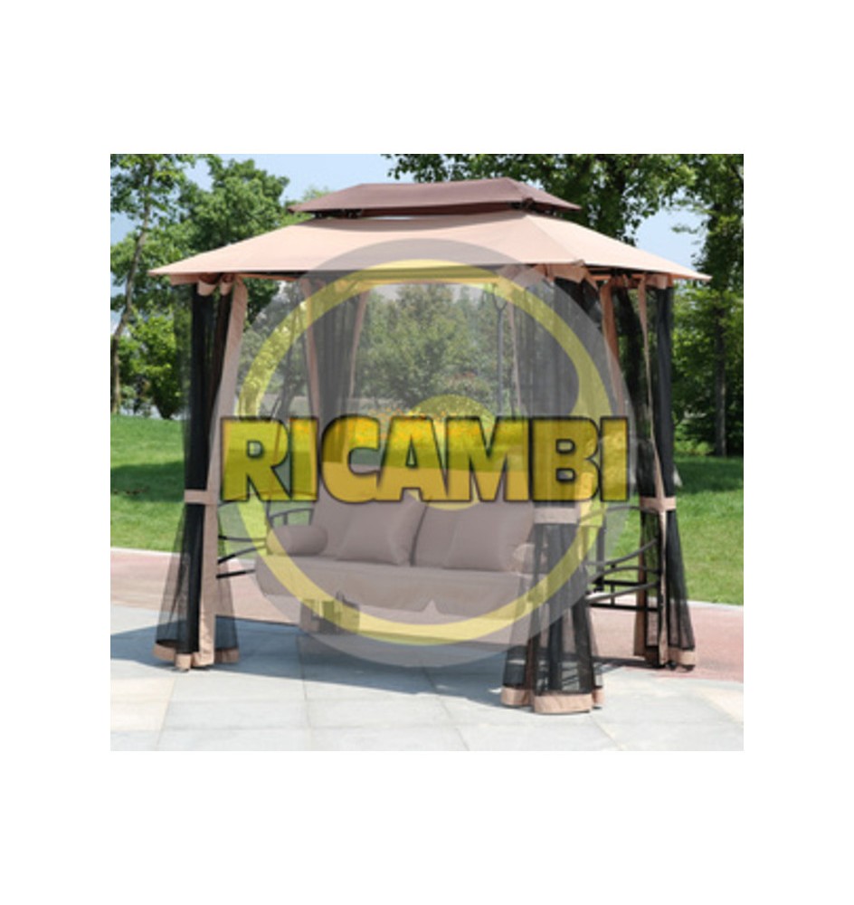 C SET TELI MOSCHIERA P/DONDOLO HAREM BEIGE SC