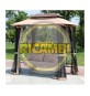C SET TELI MOSCHIERA P/DONDOLO HAREM BEIGE SC