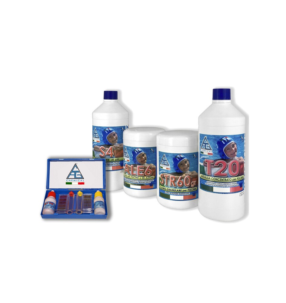 KIT MANUTENZIONE PISCINA PZ. 4+1