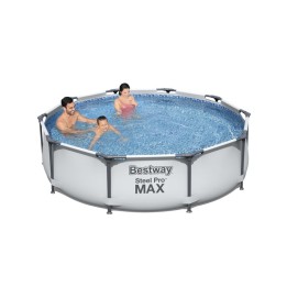 PISCINA STEEL PRO MAX C/TELAIO E POMPA D 305X76 56408