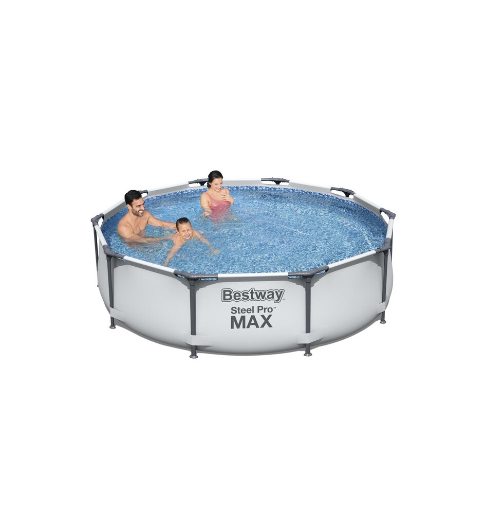 PISCINA STEEL PRO MAX C/TELAIO E POMPA D 305X76 56408