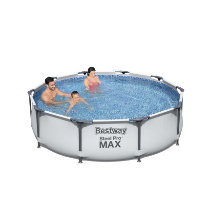 PISCINA STEEL PRO MAX C/TELAIO E POMPA D 305X76 56408