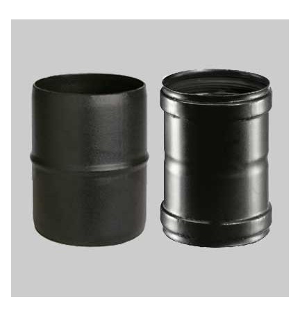 RACCORDO PER TUBO PELLET - Ø 80 mm M/M