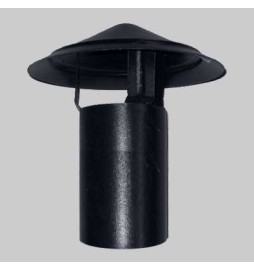 FUMAIOLO A CAPPELLO "CINESE" PER TUBO PELLET - Ø 80 mm