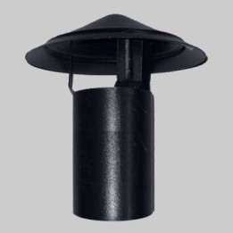 FUMAIOLO A CAPPELLO "CINESE" PER TUBO PELLET - Ø 100 mm