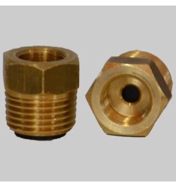 VALVOLA DI RITEGNO PER TERMOMANOMETRO - 14 x 1" x 1/2