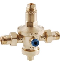RIDUTTORE DI PRESSIONE RIO EXPERT PN 16 CON BOCCHETTONE MM (OR) 1"