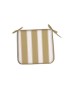 CUSCINO PANAREA 39X39X2CM RIGATO TORTORA