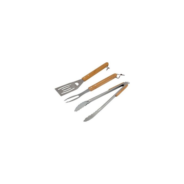 SET 3 PEZZI MANICO IN LEGNO