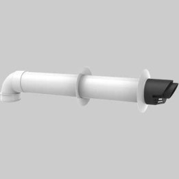 KIT FUMI ORIZZONTALE PER SCALDINI BERETTA 60 - 100