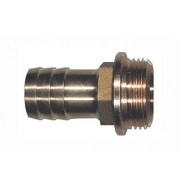 RACCORDO PORTAGOMMA IN OTTONE MASCHIO 1" x Diam. 30