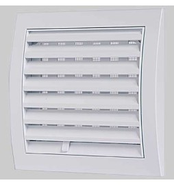 GRIGLIA A FLUSSO REGOLABILE - 190x190 140x140 imbocco Ø 125