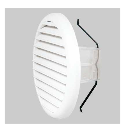 GRIGLIA CIRCOLARE BIANCA UNIVERSALE - Ø 180 Foro 125-160